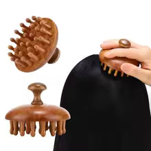 Wooden Scalp Massage Comb – Sandalwood Guasha Tool™